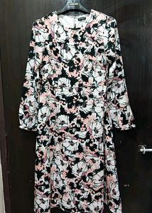 Floral Print Midi Dress