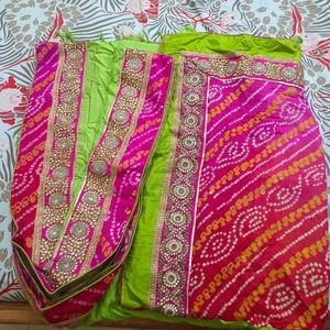 Boutique Hand Work Kundan Sareee