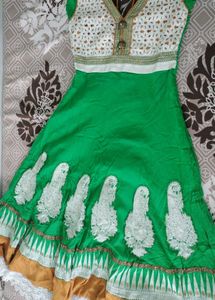 Green Anarkali Dress