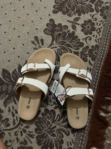Max White Flats & Sandals