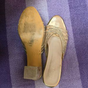 Elegant Gold embellishments heels