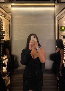 Black One-Shoulder Dress