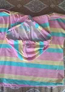 Cute Striped Bear Hoodie