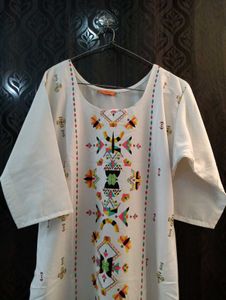 Stylish White Kurta