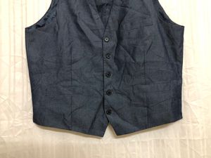 I-N-C Blue Stylish Waistcoat