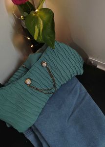 Stylish Top With Jeans Combo