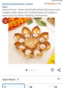 Brass Diya Set - New in Box!