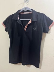 Classic Black Polo T shirt