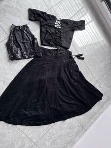 Black Sequin Jumpsuit