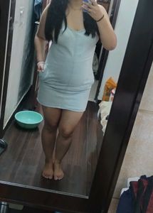 Denim Pinafore Dress