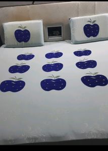 Blue Apple Bedsheet