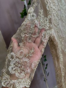 Golden Net  Korean Dress