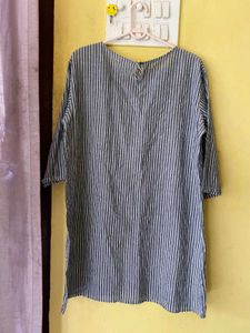 Striped Casual Tunic Top Bust 36-38