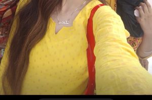 A Line Yellow Kurta