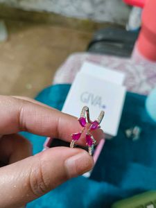 GIVA Carnation Rose Gold Ring