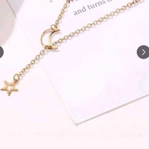 Moon &amp; Star Necklace