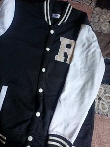 Black Varsity Jacket For Men