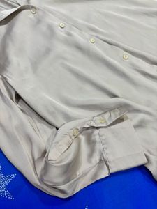 Silk Beige Shirt
