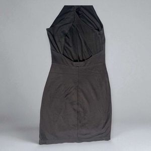 H&amp;M Black Halter Mini Dress Size S