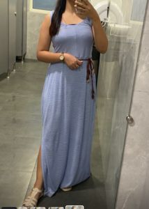 Slit Maxi Dress.