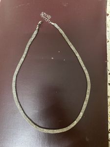 Silver Finish Chain For Women