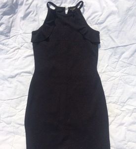 Black Glitter Dress