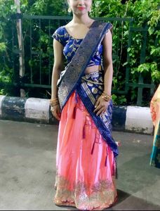 Silk Embroidery Lehenga Choli Banarasi Dupatta