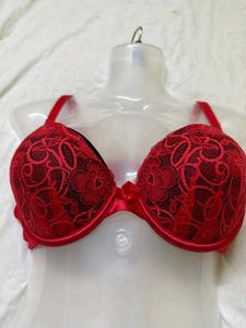 Red Lace Bra