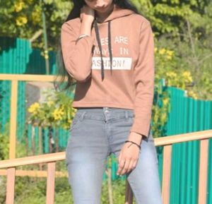 Brown Crop Top