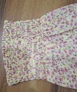 Floral Print Layered Top