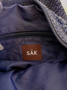 Blue Crocheted Shoulder Bag