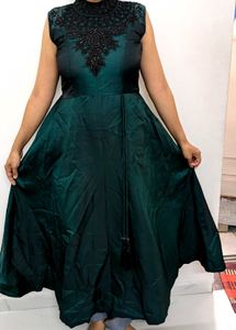 Elegant Green Ethnic Gown