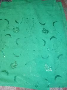 Georgette  Plain Saree