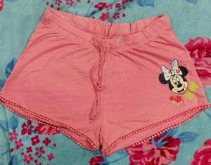 Minnie Mouse Pink Shorts