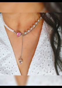 Heart Pearl Necklace