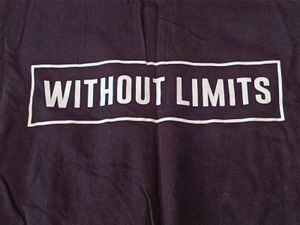 Black 'Without Limits' Hoodie Dress