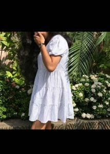 Striped Casual Mini Dress