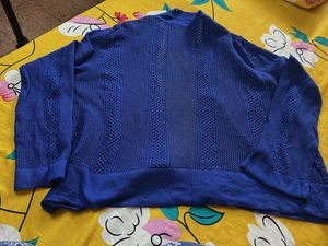Blue Knit shrug