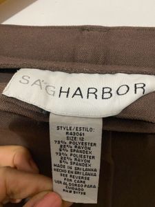 Brown Straight Leg Trousers