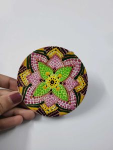 Hand Painted Mandala magnet/ painting