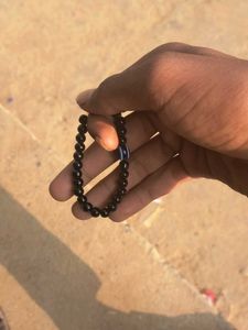 Black Beaded Bracelet
