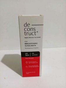 Deconstruct Brightening Sunscreen