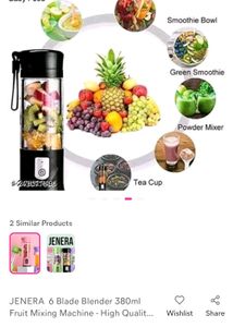 Portable Mixer Juicer