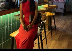 Red Sleeveless Maxi Dress