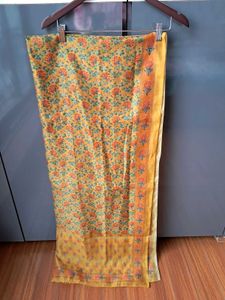 Vintage Mustard Floral Print 3 Piece Full SitDress