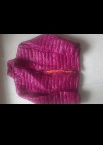 Padded winter jacket with hoodie