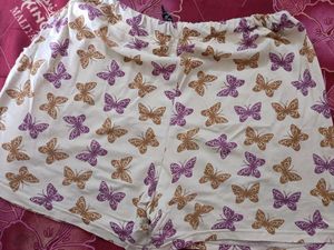 Light Yellow Ladies Shorts