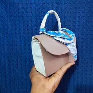 Chic Handbag with Scarf