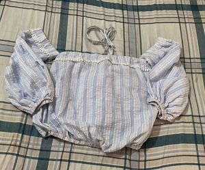 Striped Off-Shoulder Top
