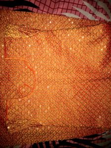 Orange kurta top